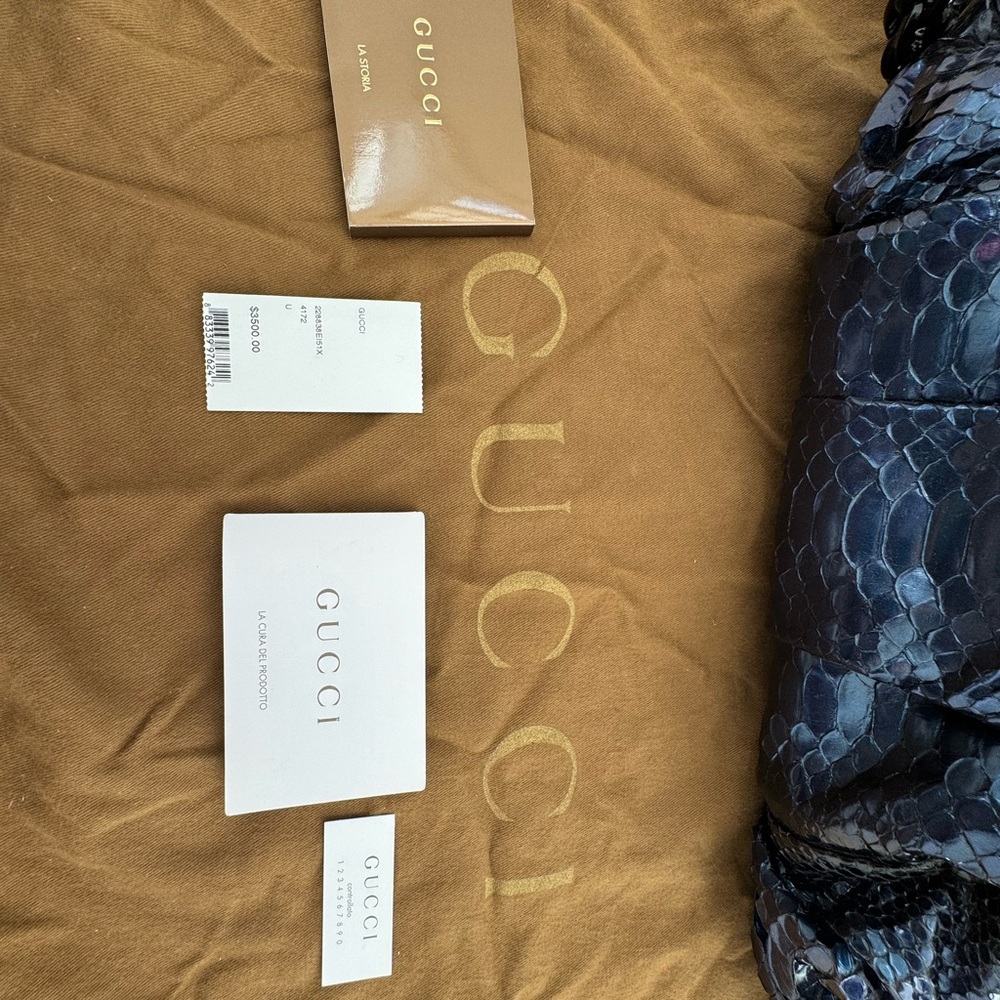 Gucci Python Galaxy Bag - Iridescent Blue/Purple - image 5